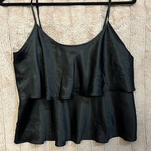 Victoria’s Secret medium satin ruffle cami